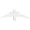Ekena Millwork Davenport Architectural Grade PVC Gable Bracket, 48"W x 14"H x 4"D x 4"F, 7/12 Pitch GBP048X14X0404DAV00 - alternate 2
